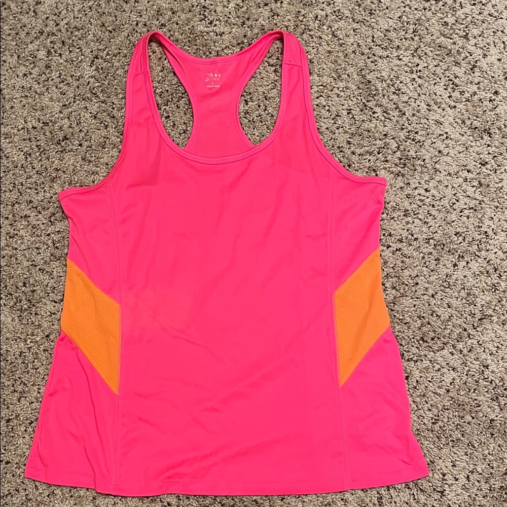 Vibrant Pink and Orange Women's Tank Top